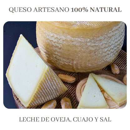 Saleta® Queso Semicurado Entero De Oveja Con Caja Gourmet (1,3 Kg) | Elaboración Artesana Quesos De La Mancha_2
