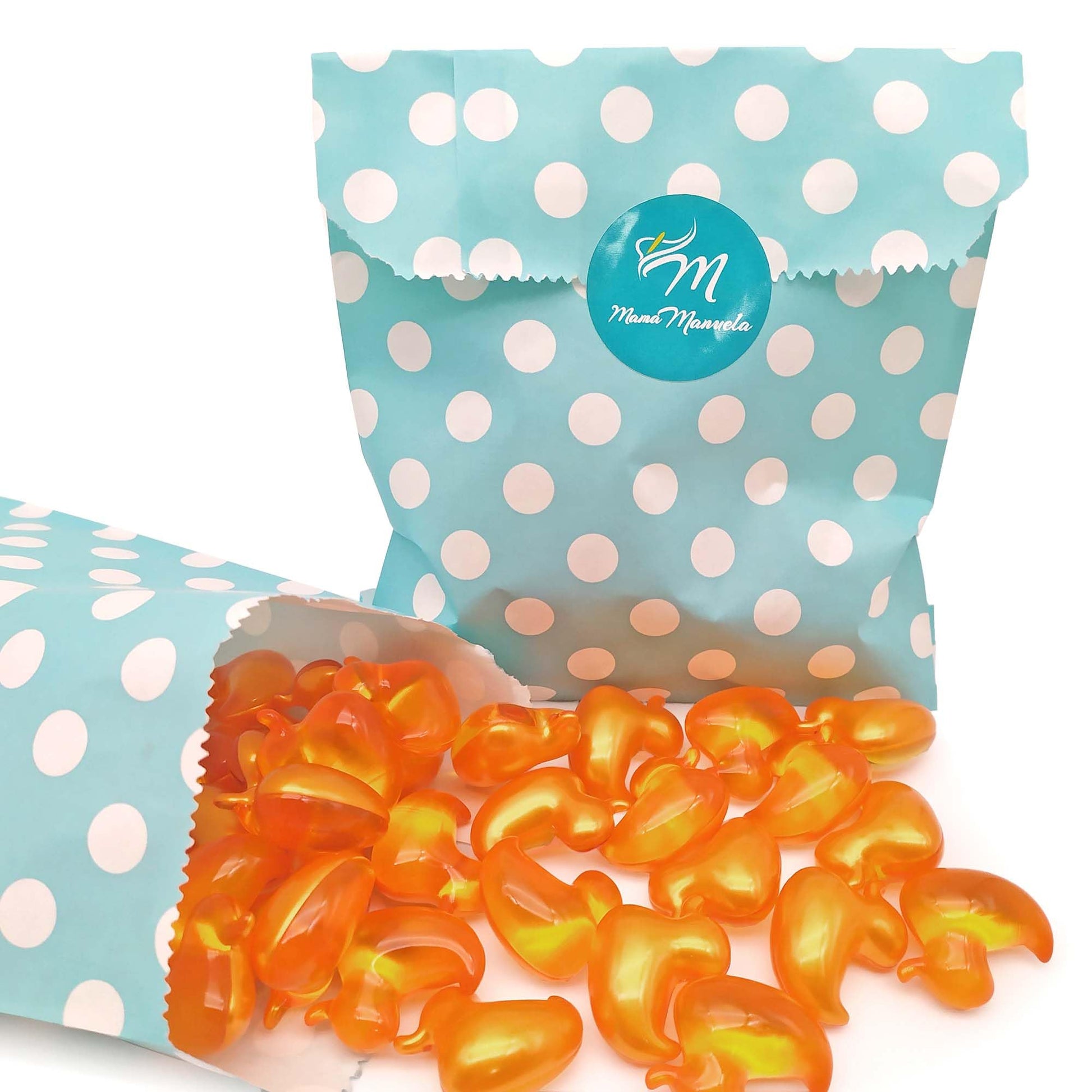 Bolsa Regalo 12 Perlas De Baño Aroma Vainilla - Con Aceite De Soja - Hidrata, Suaviza Y Perfuma La Piel - Forma Pato_0