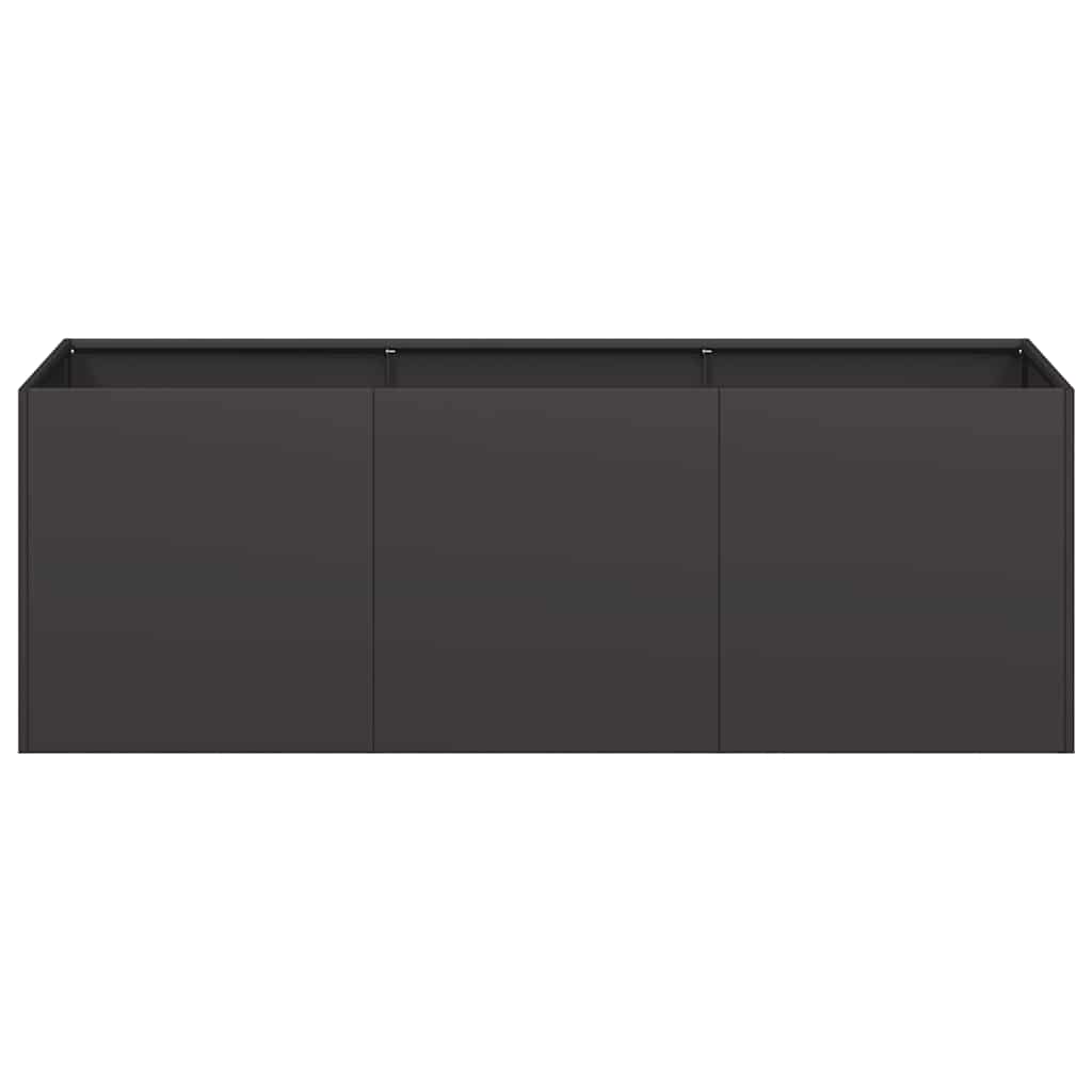 Jardinera Negra 120x40x40 Cm Acero Laminado En Frío_3
