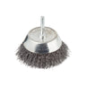 1 escova de metal Wolfcraft com haste de 6 mm
