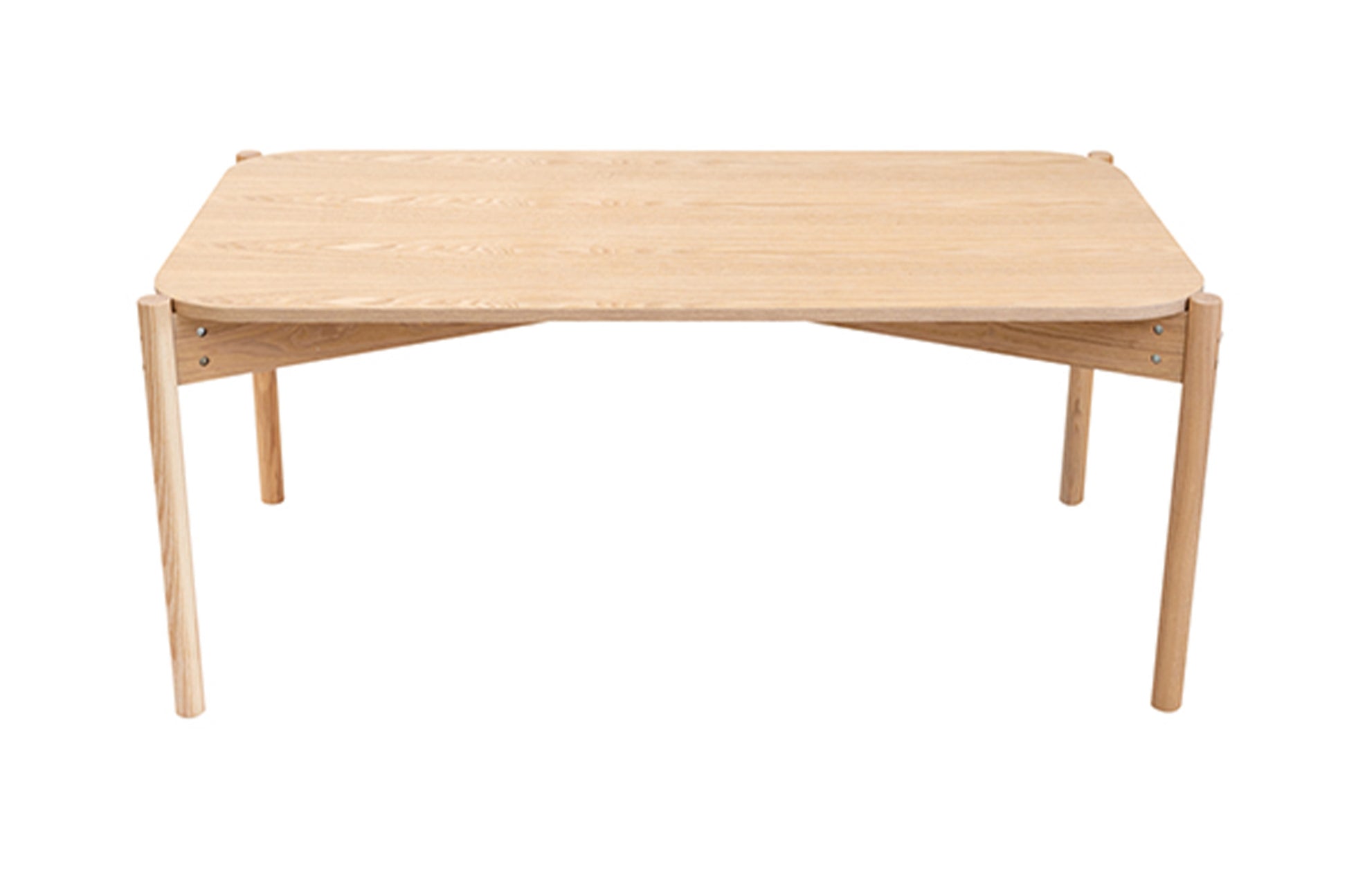 Mesa De Centro Rectangular Escandinava Para Salón Madera De Pino Beige 90x45x48cm- Muebles De Salón_1
