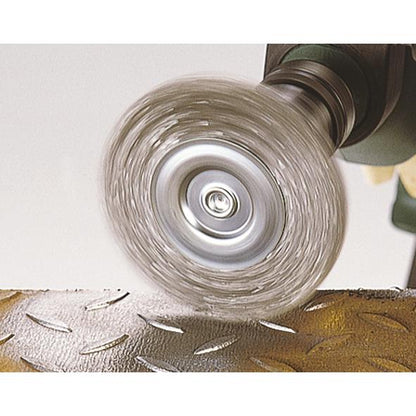 1 cepillo metálico de disco para taladro Wolfcraft Ø 75 x 7 mm