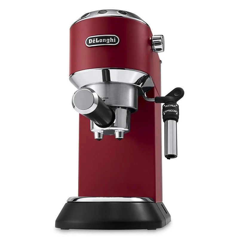 Máquina de café expresso e cappuccino manual Delonghi Dedica Style EC685.R vermelha