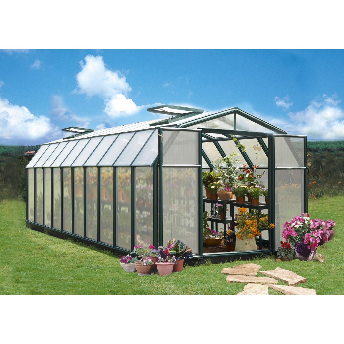 Estufa Hobby Gardener 641x266 cm Verde Camada Dupla 