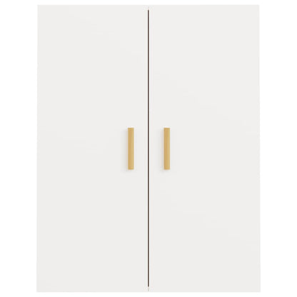 Armario De Pared Colgante Blanco 69,5x34x90 Cm / Vetonek_5