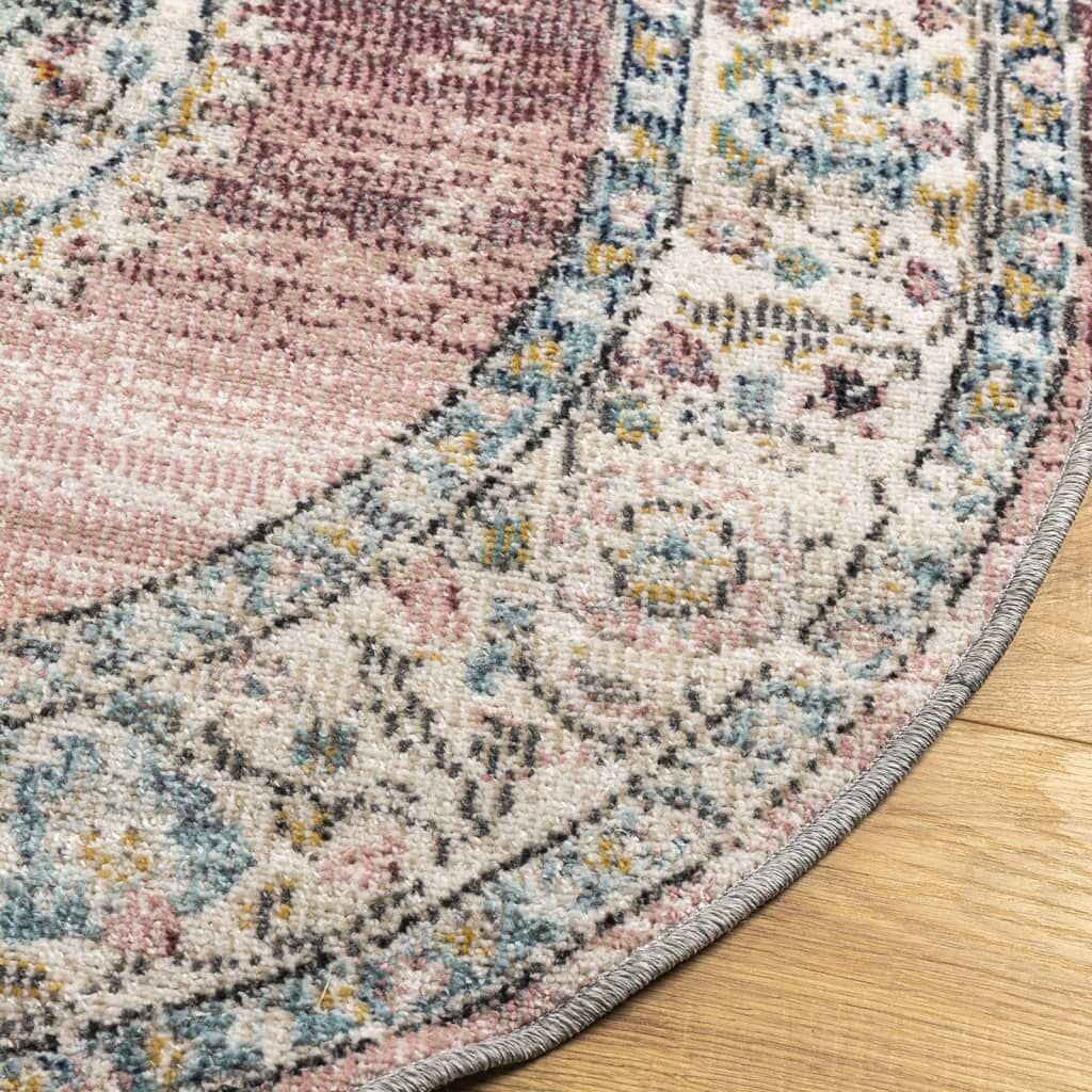 Vidaxl Alfombra De Interior/exterior Diseño Vintage Arbizu Ø 200 Cm_3