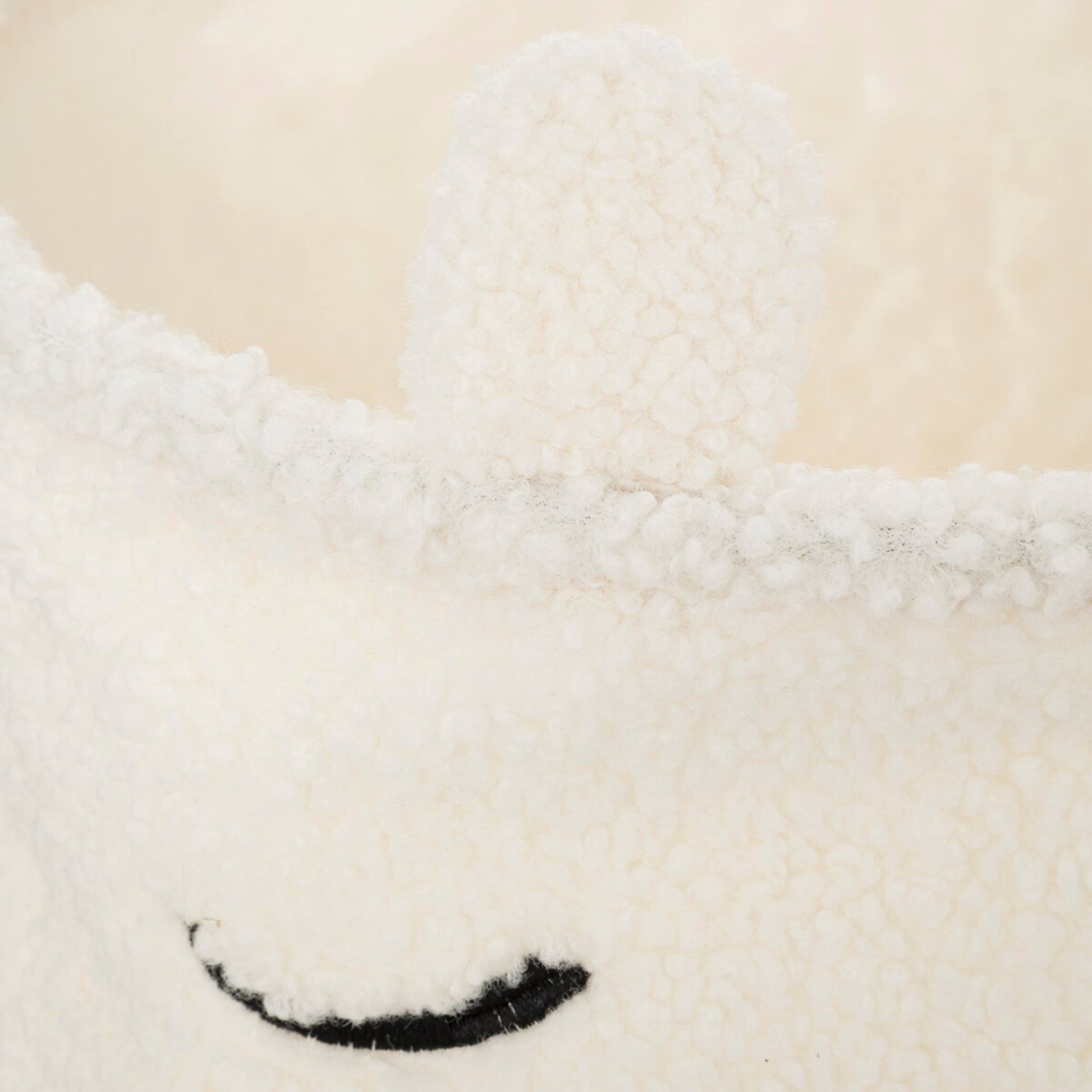 Papelera Infantil De Rizo Blanco_1