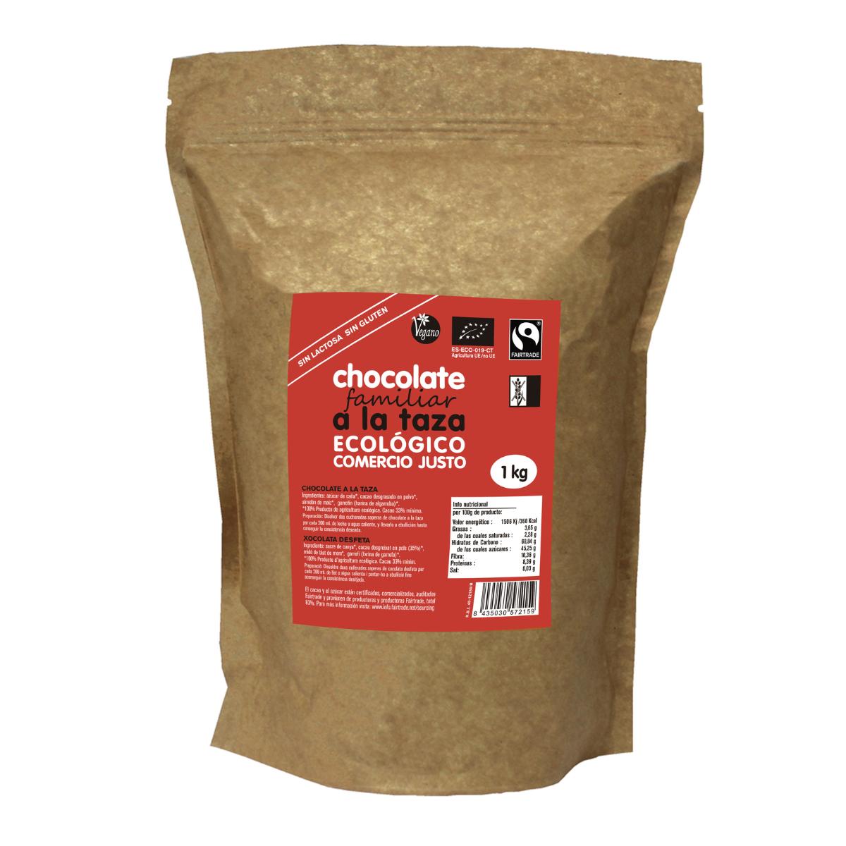 Chocolate alternativo para beber, 1 kg