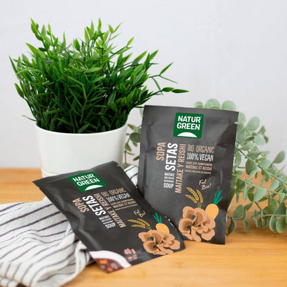 Sopa de Cogumelos Maitake e Reishi Bio Naturgreen 40 g 