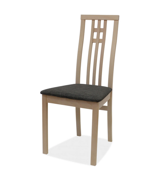 Pack De 2 Sillas Tapizadas Panticosa En Acabado Haya Natural 99 Cm(alto)45 Cm(ancho)51 Cm(largo)_0