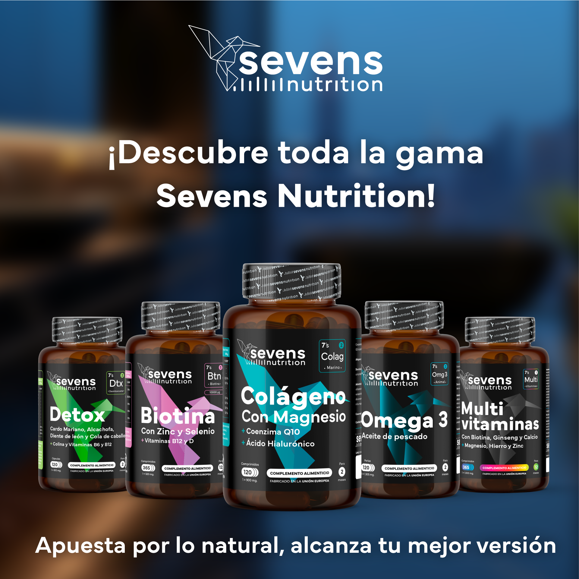 Colágeno Marino Con Magnesio + Omega 3 2000mg. Sevens Nutrition. Huesos, Articulaciones, Piel, Corazón Y Cerebro_5