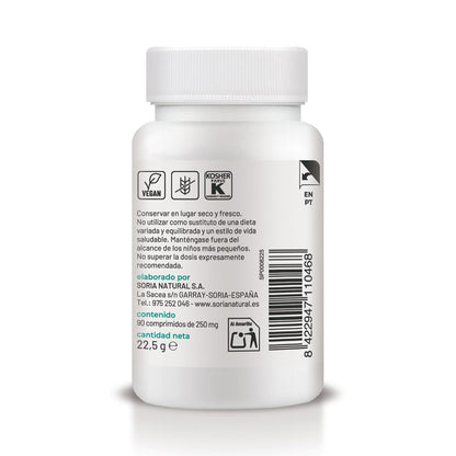 Selénio de libertação sustentada, Soria Natural, 90 comprimidos