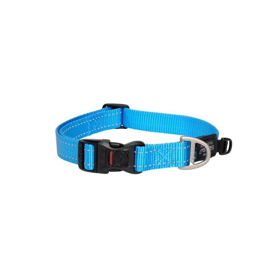 Collar Para Perro, Modelo Classic De Rogz Color Turquesa. Talla L (21-40kg)_0