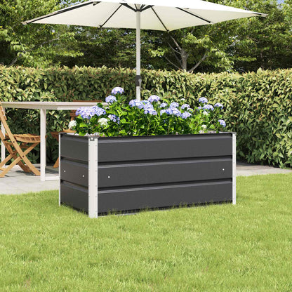 Jardinera Antracita 100 X 50 X 45 Cm Acero Galvanizado_1