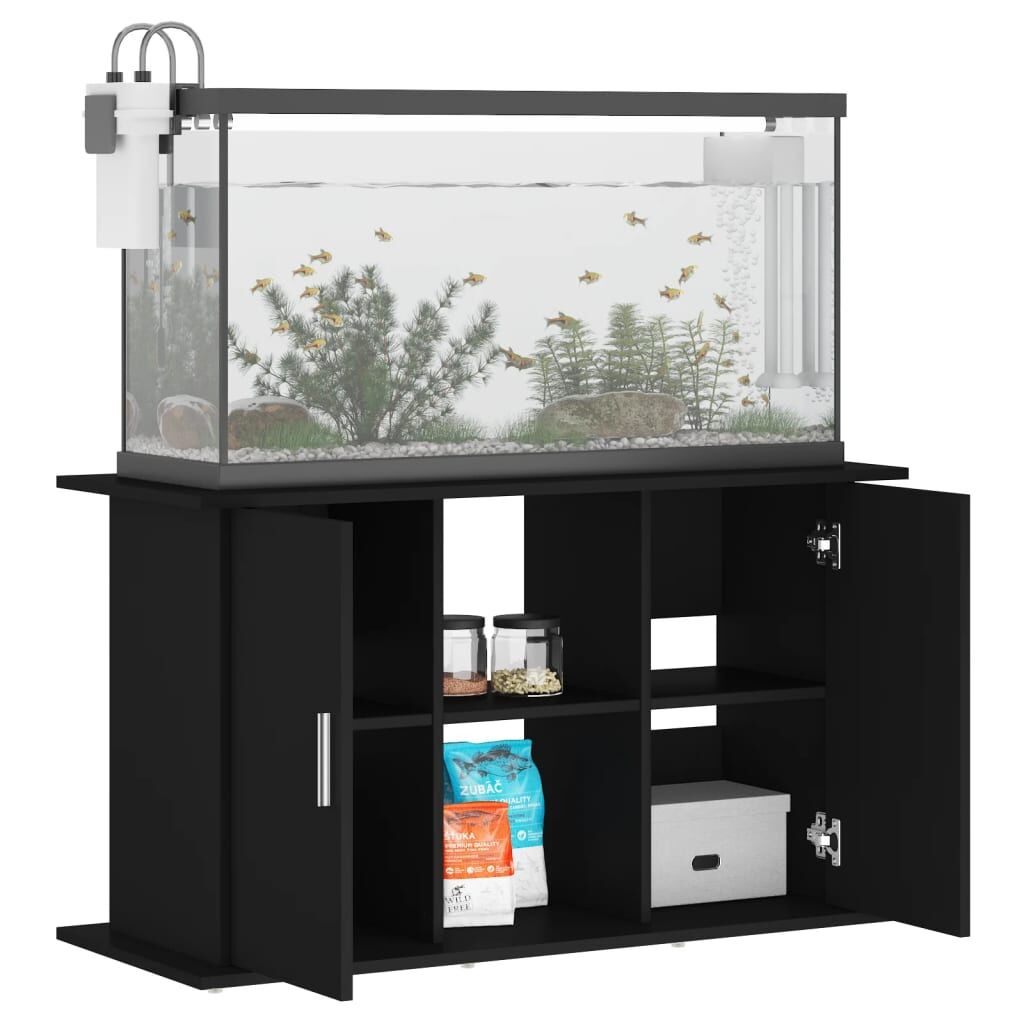 Vidaxl Soporte Para Acuario Madera De Ingeniería Negro 101x41x58 Cm_3
