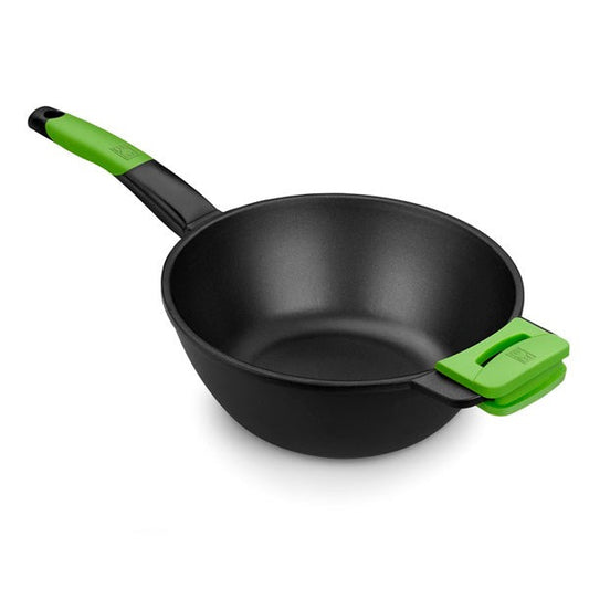 Wok ECO+ indução alumínio fundido Bra Prior 28 cm