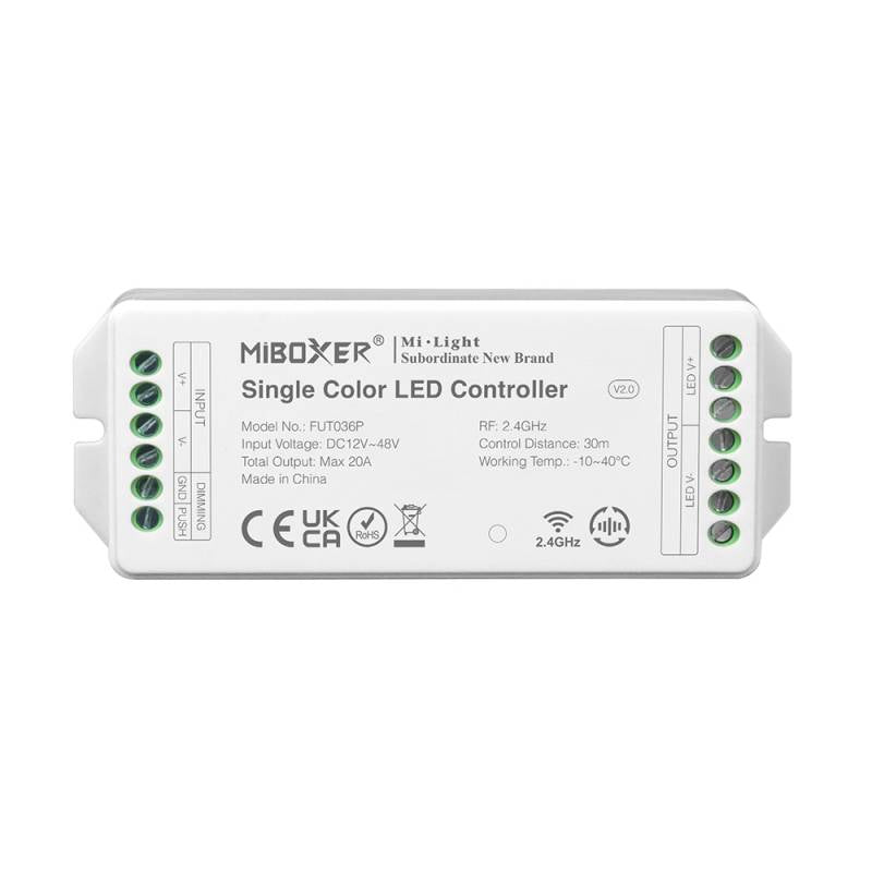 Controlador 2.4g Rf, Dc12-48v, 20a, Monocolor_0