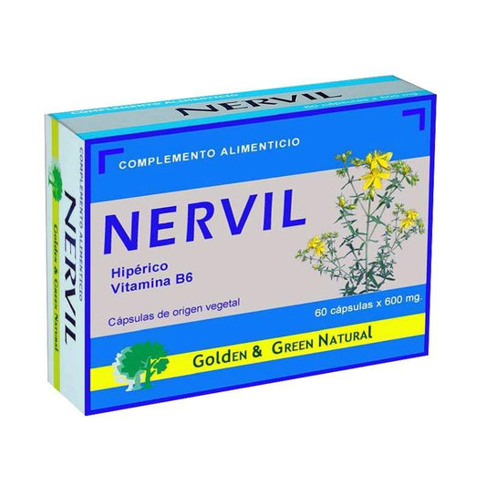Nervil 60 Cápsulas Douradas