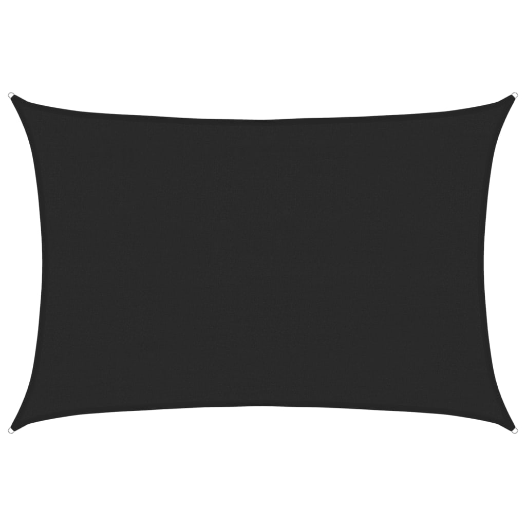 Toldo De Vela Hdpe Negro 160 G/m² 4x6 M_0