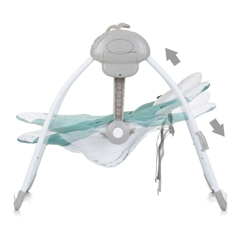 Columpio Eléctrico Para Bebé Moonlight Pastel Green_2