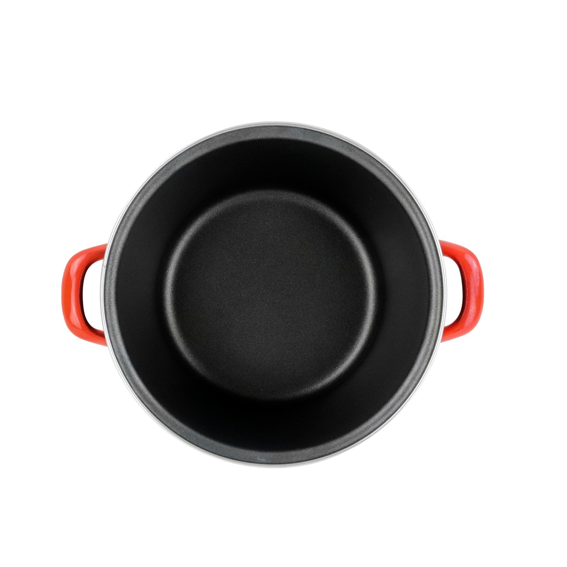 Cacerola 'sr' Ø24cm Con Tapa Vidrio Rojo Magefesa_4