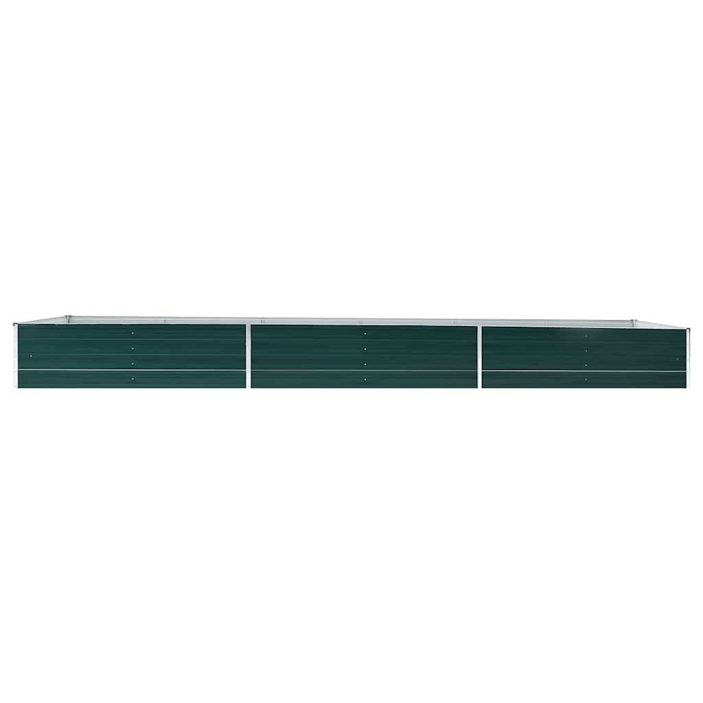 Arriate De Jardín De Acero Galvanizado Verde 480x80x45 Cm_2