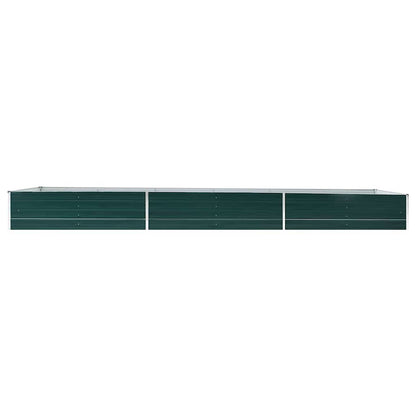 Arriate De Jardín De Acero Galvanizado Verde 480x80x45 Cm_2