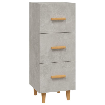 Aparador De Madera Contrachapada Gris Hormigón 34,5x34x90 Cm / Vetonek_2