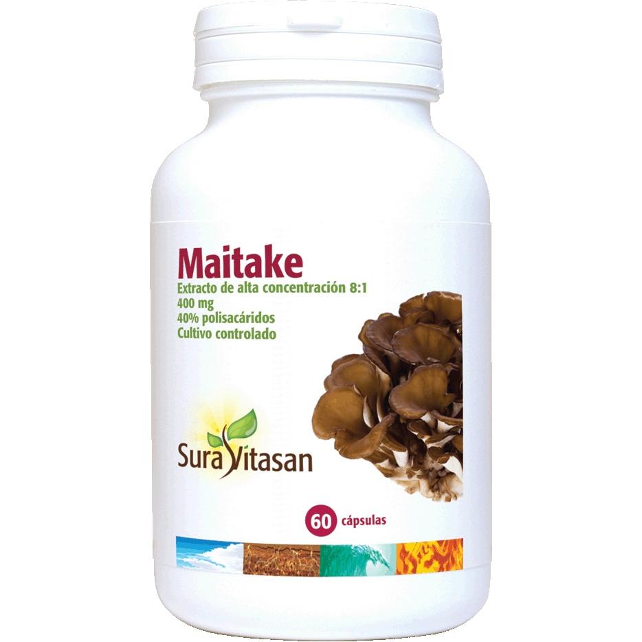 Maitake 400 mg 60 cápsulas vegetais Sura Vitasan