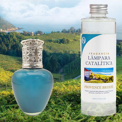 Lámpara Catalítica Aqua Marina + Aroma Provence Breeze 200ml - Elimina Olores, Perfuma Y Mejora La Calidad Del Aire_3