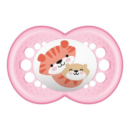 Chupeta de Silicone Original 6+ (2 unidades) - Rosa MAM Baby