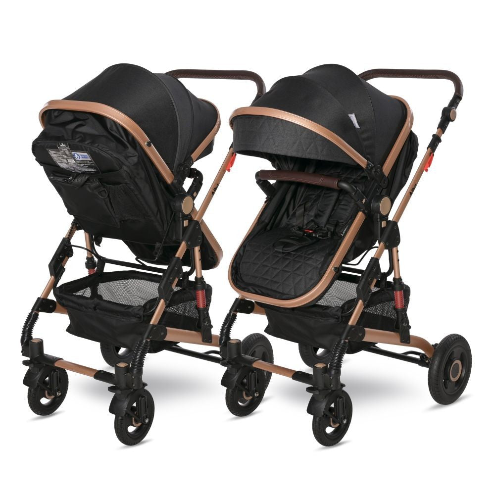 Carrito De Bebé Dúo Convertible Alba Premium Black_4