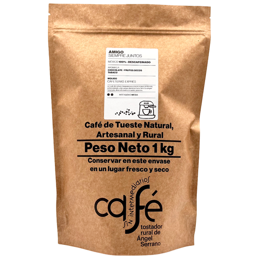 Cafe Sin Intermediarios Café Descafeinado Amigo Molido Espresso 1 Kg_0