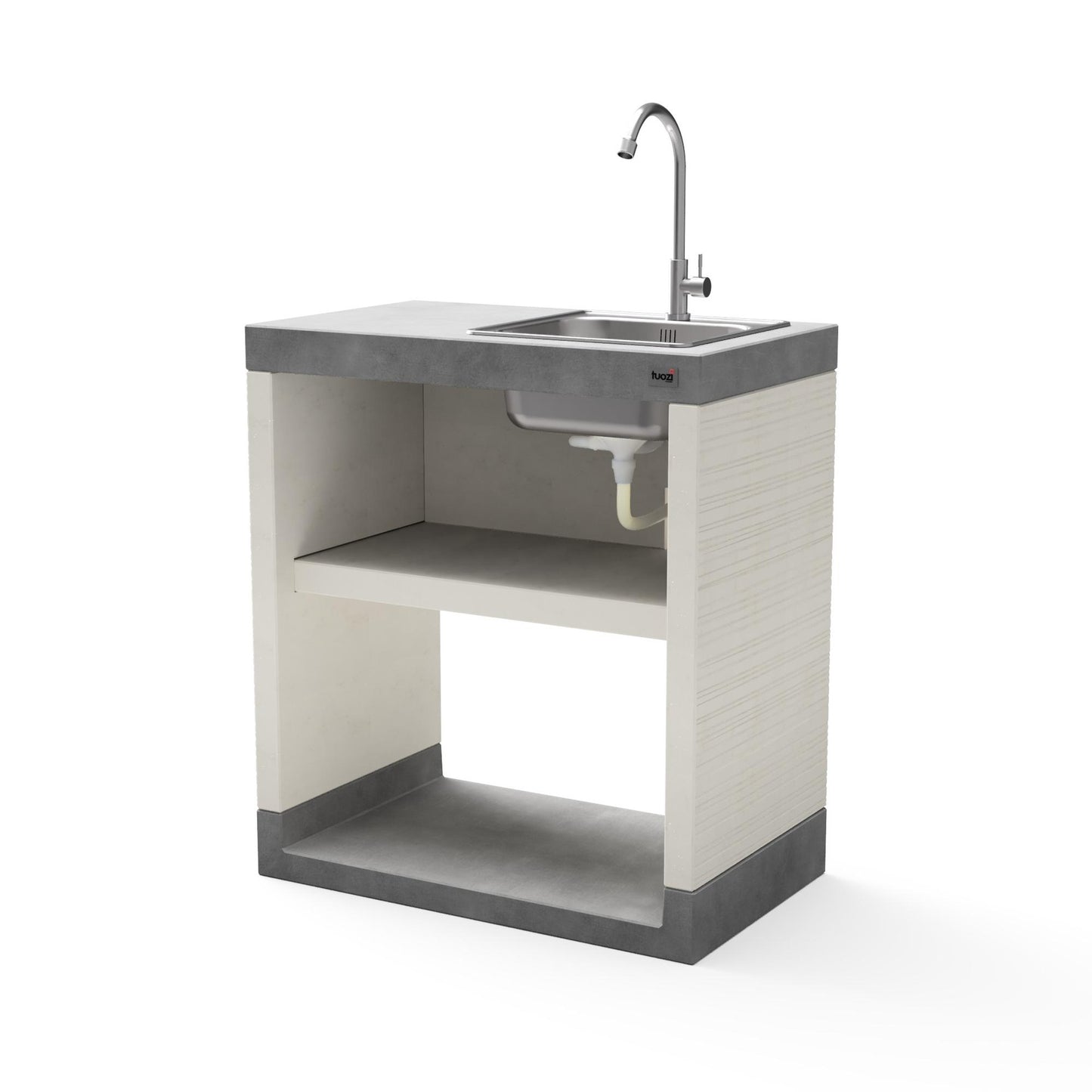 Módulo de bancada Venit Plan 1 com lava-loiçaTuozi