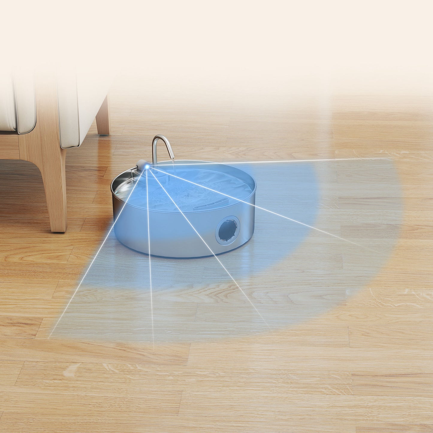 Pawhut Fuente Para Gatos De Acero Inoxidable 7l Silencioso Con Sistema De Filtro_3