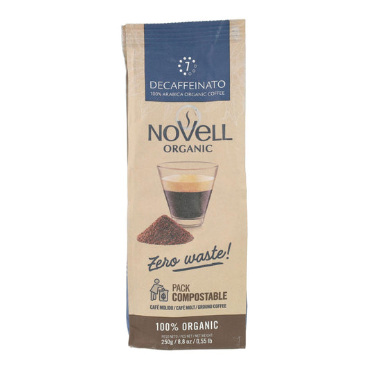 Café moído descafeinado biológico 250 g