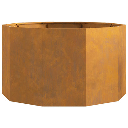Jardinera Oxidado 90 X 90 X 50 Cm Acero Autopatinable_5
