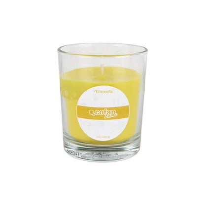 Vela Aromática De Citronela En Vaso Transparente 120 G_0