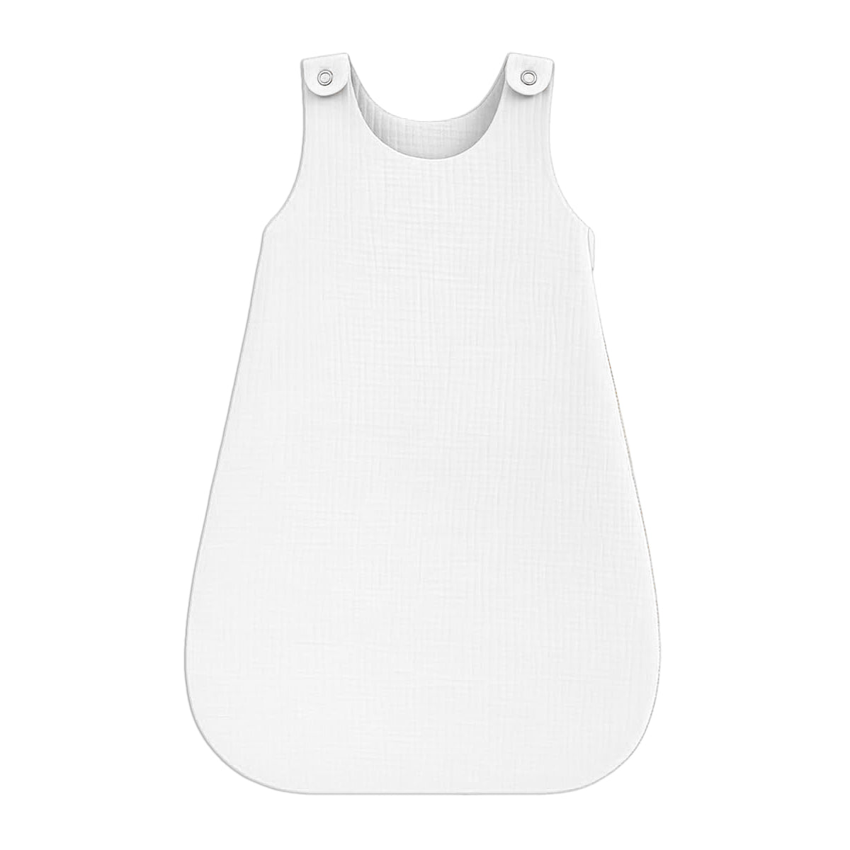 Saco De Dormir De Verano De Algodón Orgánico Blanco_0