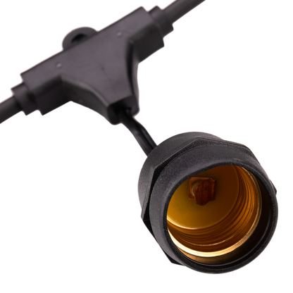 Guirnalda De 20 Bombillas Luces Con Casquillo E27 Exterior Ip44 Cable Eléctrico De 10m Extensible_1