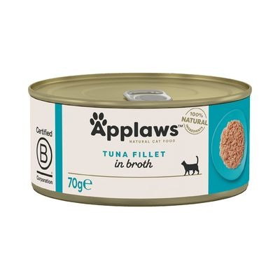 Applaws Ração Húmida para Gato Filete de Atum em Conserva 70g