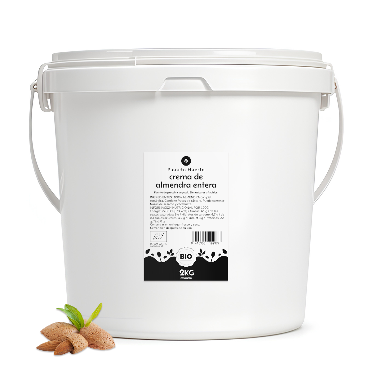 Creme de Amêndoas Integrais ECO Planeta Huerto 2kg