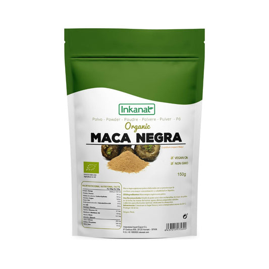 Maca preta gelatinizada em pó, Inkanat, 150 g