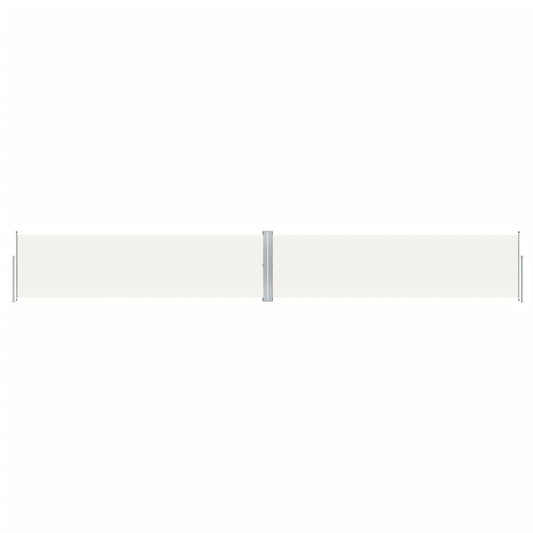 Vidaxl Toldo Lateral Retráctil Crema 140x1000 Cm_0