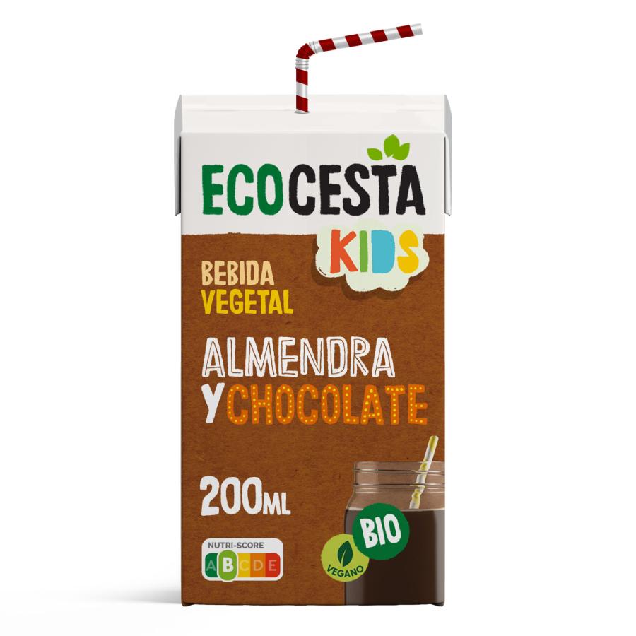 Mini Bebida de Amêndoa e Chocolate da Ecocesta Bio 200ml
