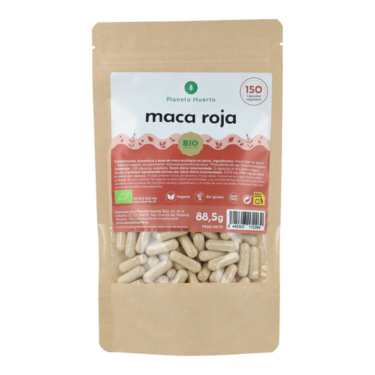 BIO Red Maca Planeta Huerto 150 cápsulas