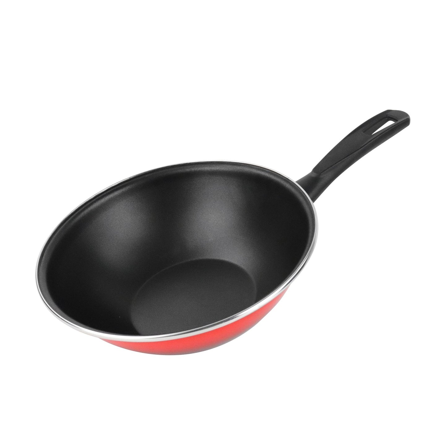 Wok 'sr' Ø20cm Acero Esmaltado Rojo Magefesa_0