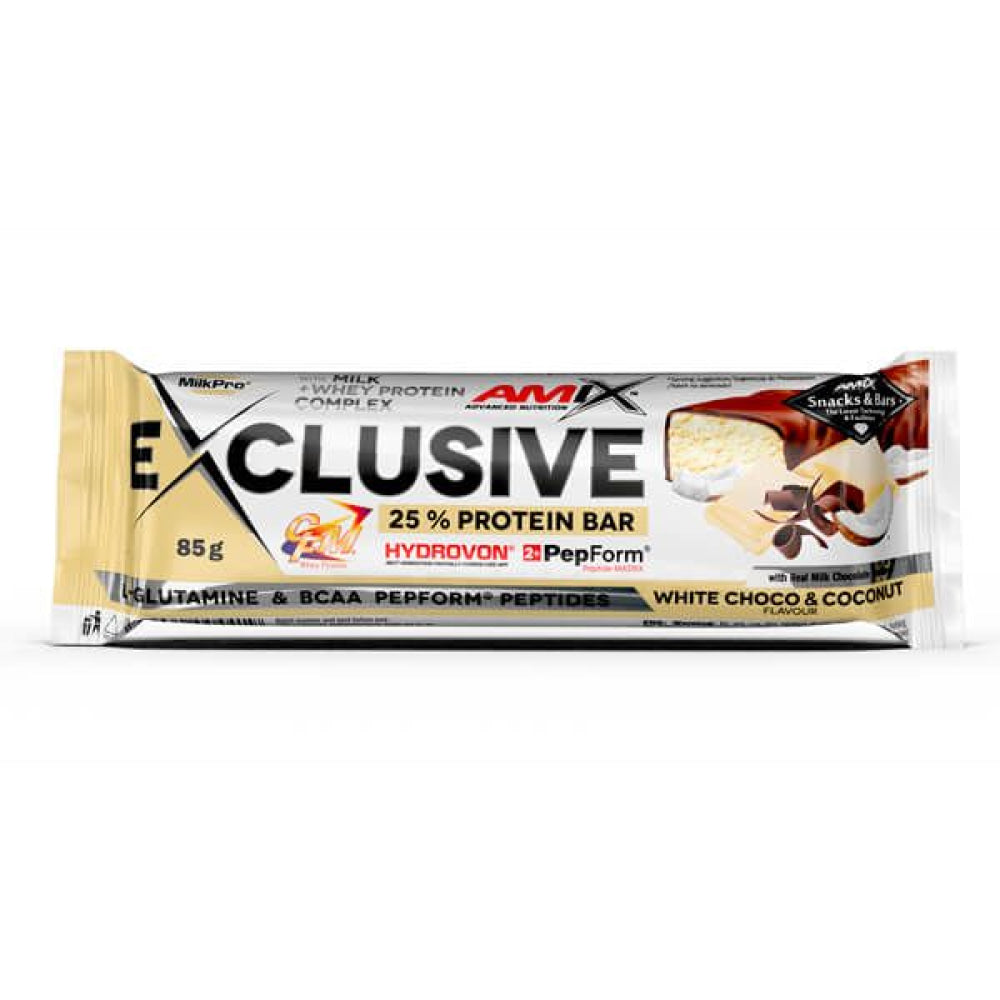 Exclusive Protein Bar 85 Gr 1 Ud Chocolate Blanco - Coco_0