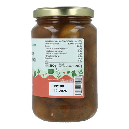 Azeitonas Verdes com Paprika Eco Planeta Huerto 390 g