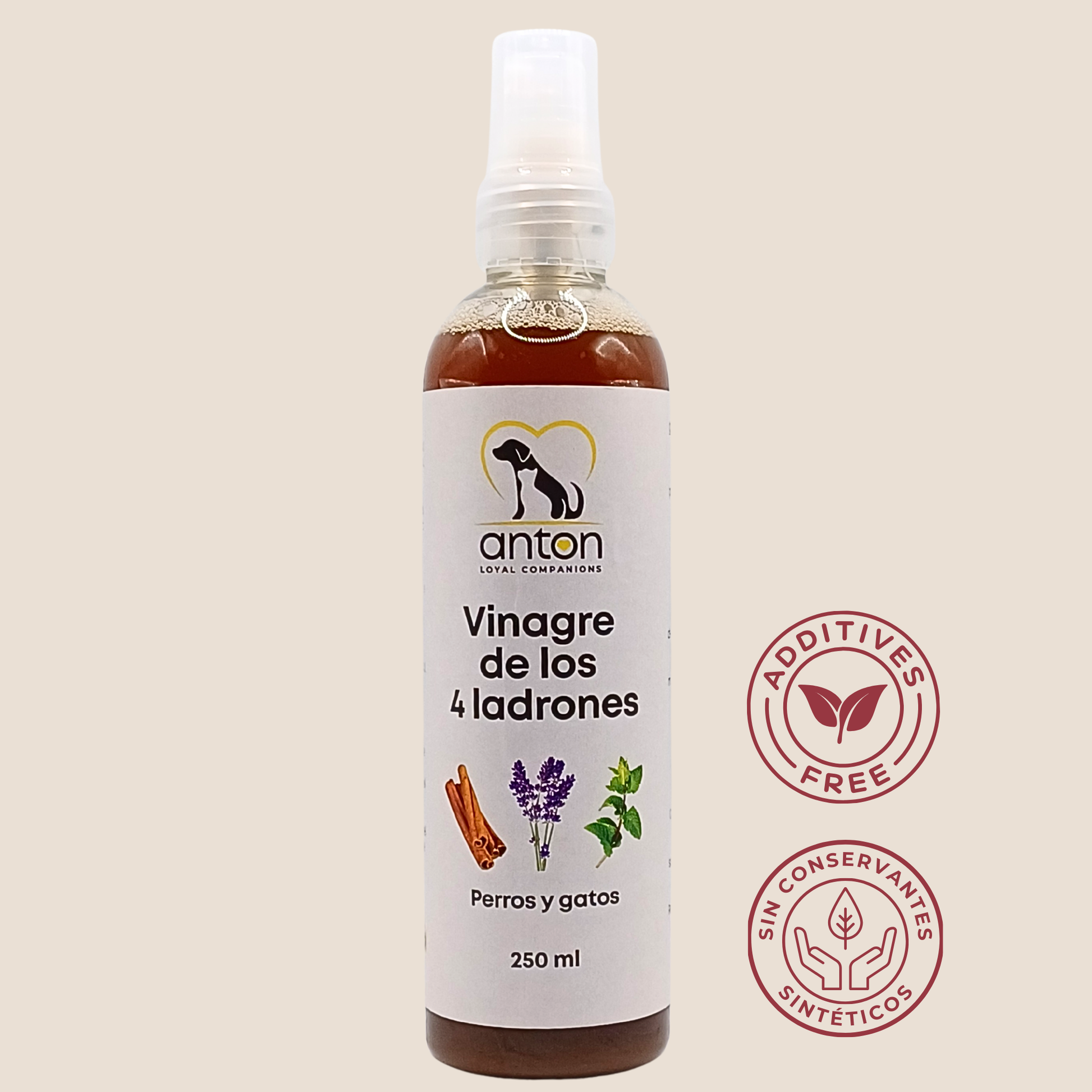 Vinagre de los 4 Ladrones para Perros y Gatos – 250ml_0